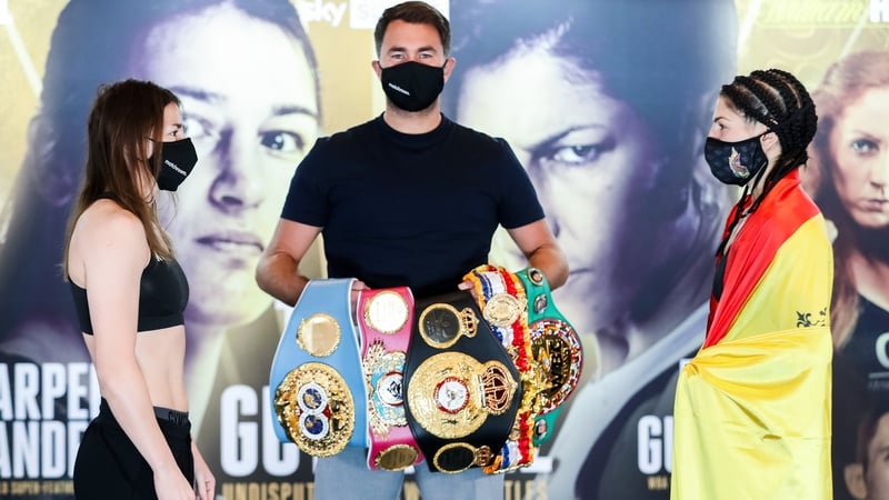 Katie Taylor faces off with Miriam Gutierrez