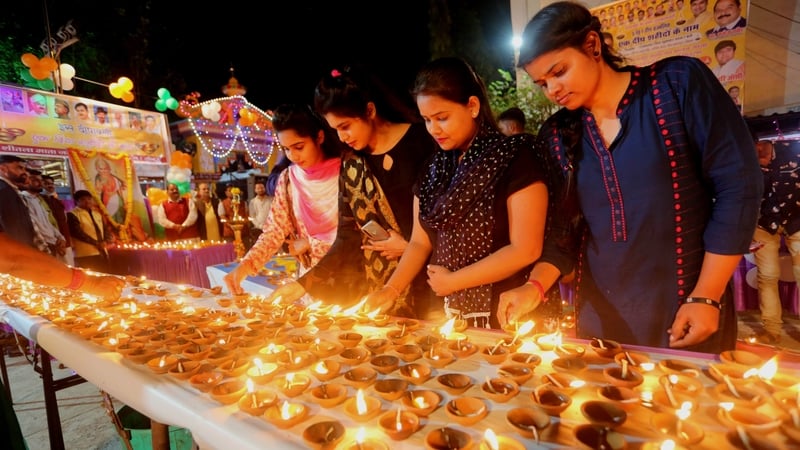 Celebrating the Festival of Light in Bhopal, India