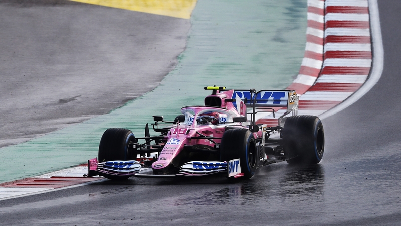 Lance Stroll is on pole position