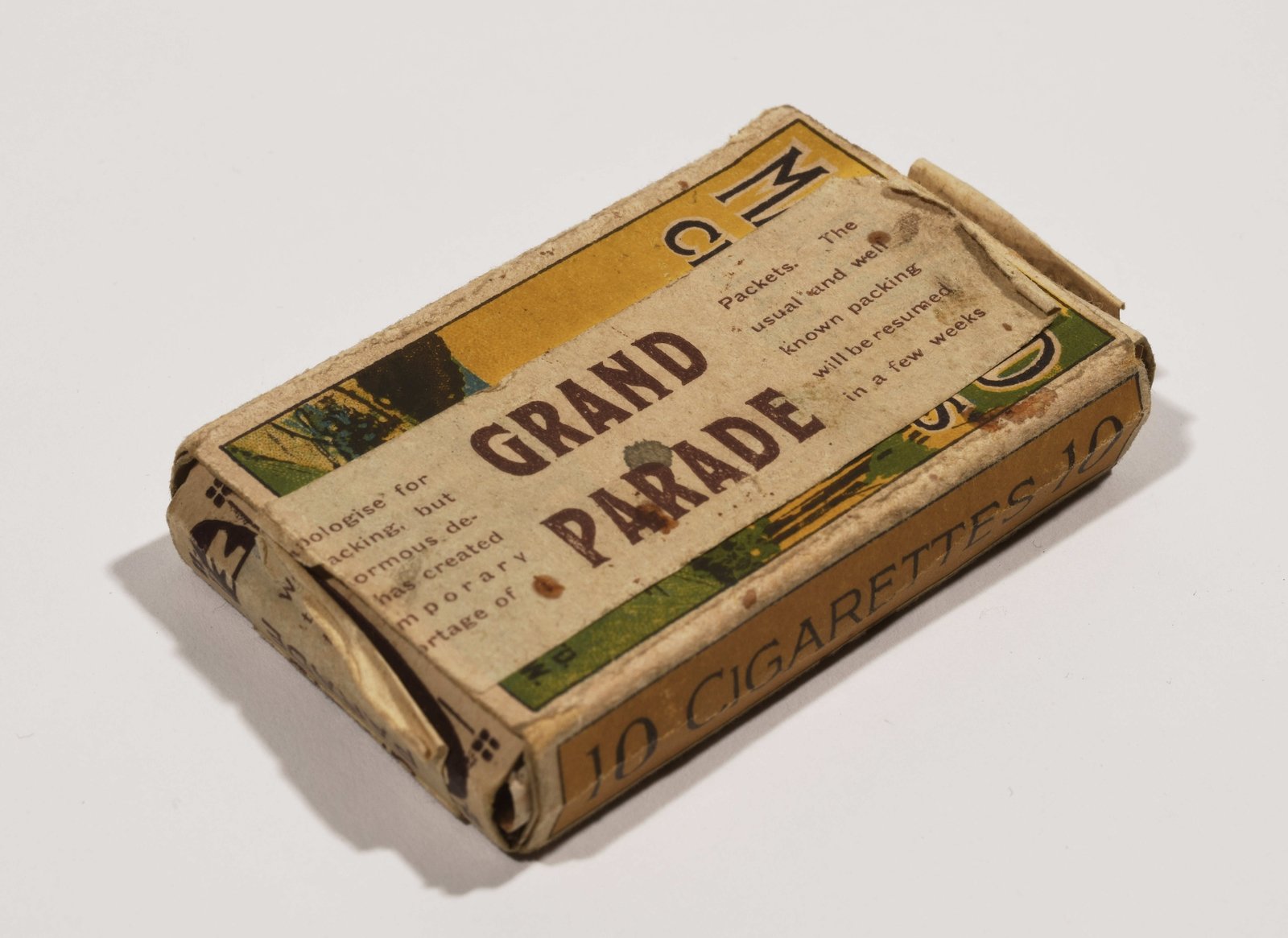 A cigarette packet found in Tom Hogan's pocket