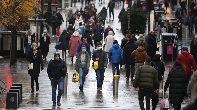 Buchanan Street in Glasgow, one of the areas moving to stricter virus measures from Friday