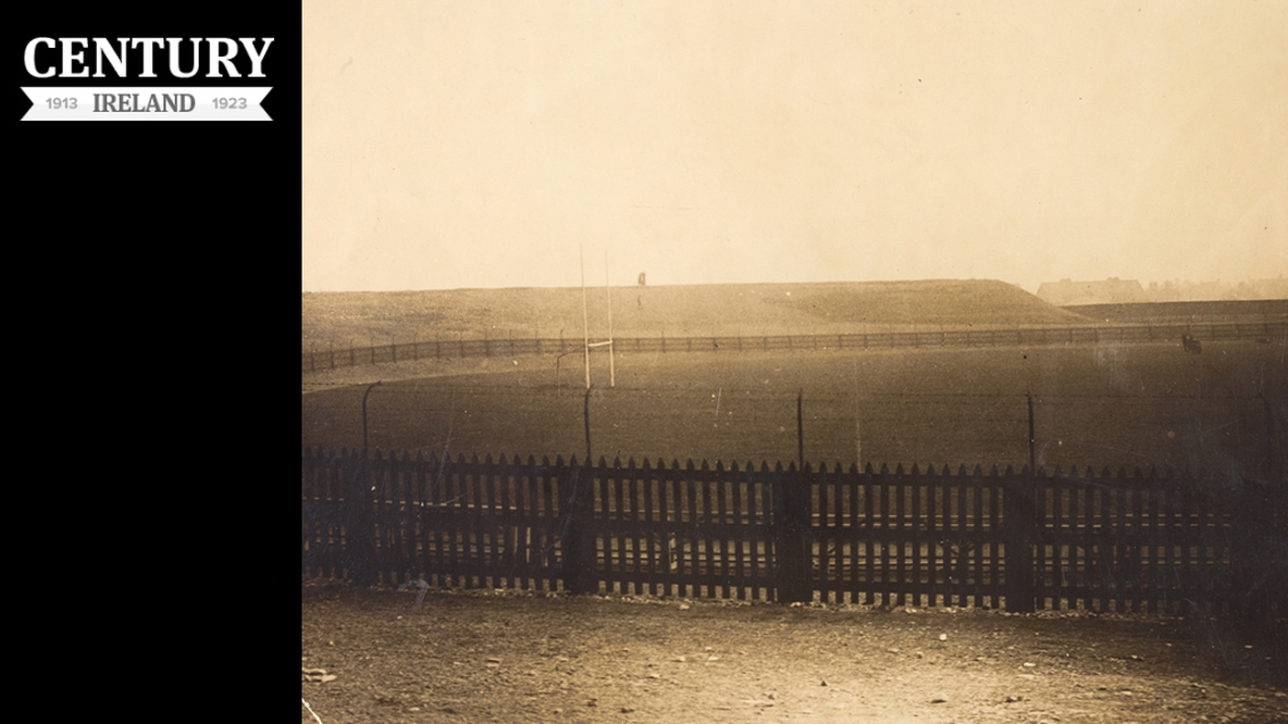 Century Ireland Issue 192 - National Library of Ireland, HOG 172 View of Croke Park following the shooting.