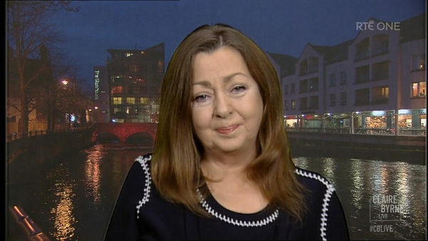 Sandy Kelly speaking about her daughter Barbara