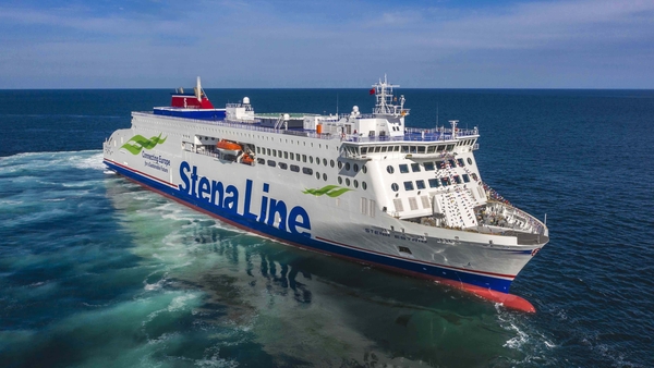 Sales on board some of the Swedish carrier's vessels on EU-UK routes have increased by more than half in the first three months of this year compared to 2020