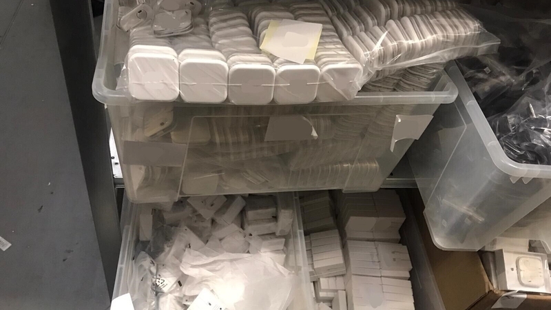 The goods are estimated to be worth over €300,000