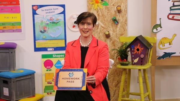 This Friday's After School Hub will be extra special as Education Minister Norma Foley will be dropping by to issue a no homework pass to the children of Ireland.