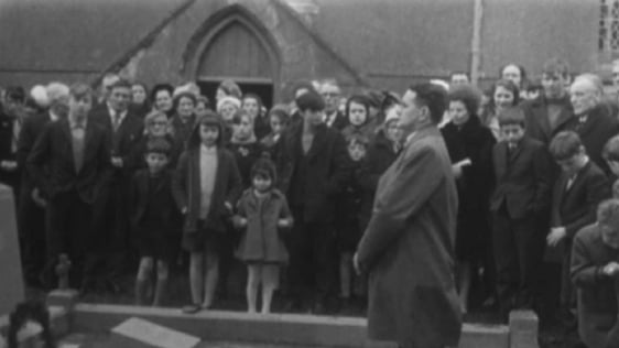 Kilmichael remembrance service, Castletown-Kinneigh cemetery, Co. Cork (1970)