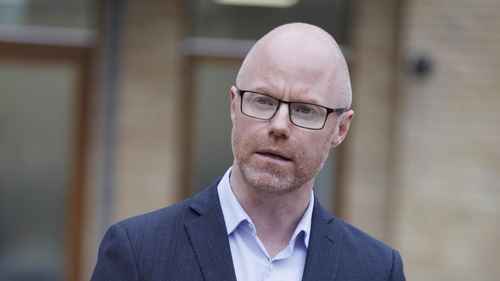 Health Minister Stephen Donnelly said testing capacity is now at 140,000 per week (file pic)