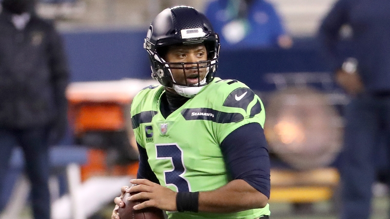 Russell Wilson threw two touchdown passes