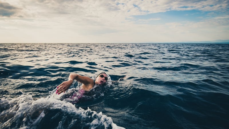 If you see somebody in trouble or think they are in trouble dial 112 and ask for the Coast Guard (File pic)