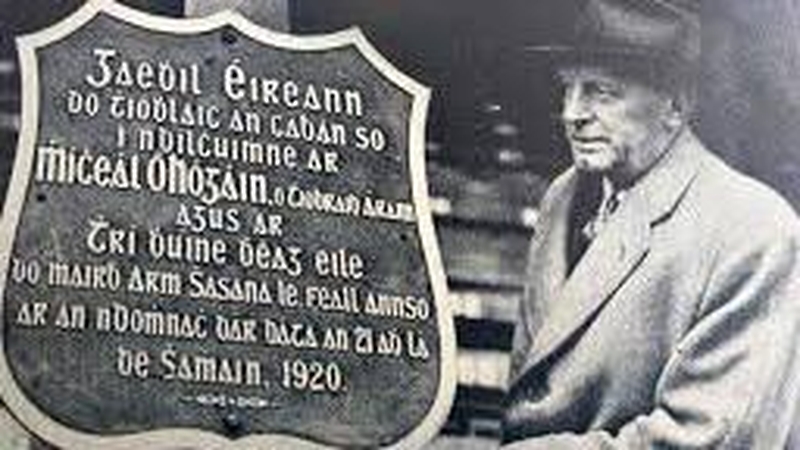 "The motion was unanimously approved and the Hogan Stand was named, with a plaque unveiled in 1926". Photo: Capuchin Annual 1965