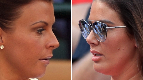 Rebekah Vardy (right) is suing Coleen Rooney (left) for libel