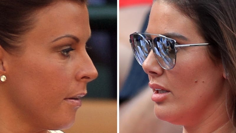 Rebekah Vardy (right) is suing Coleen Rooney for libel