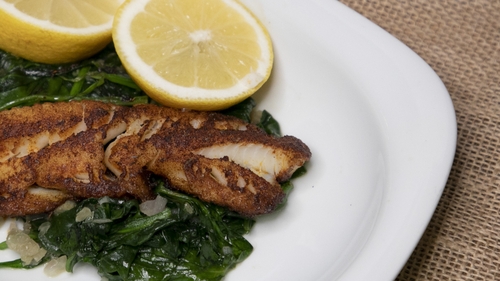Martin's latest fish dish.