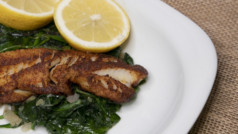 Martin's latest fish dish.