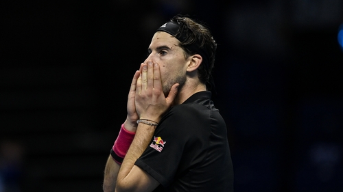 Thiem celebrates his victory