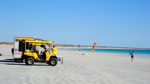 The incident happened at Cable Beach near Broome in Western Australia (File pic)