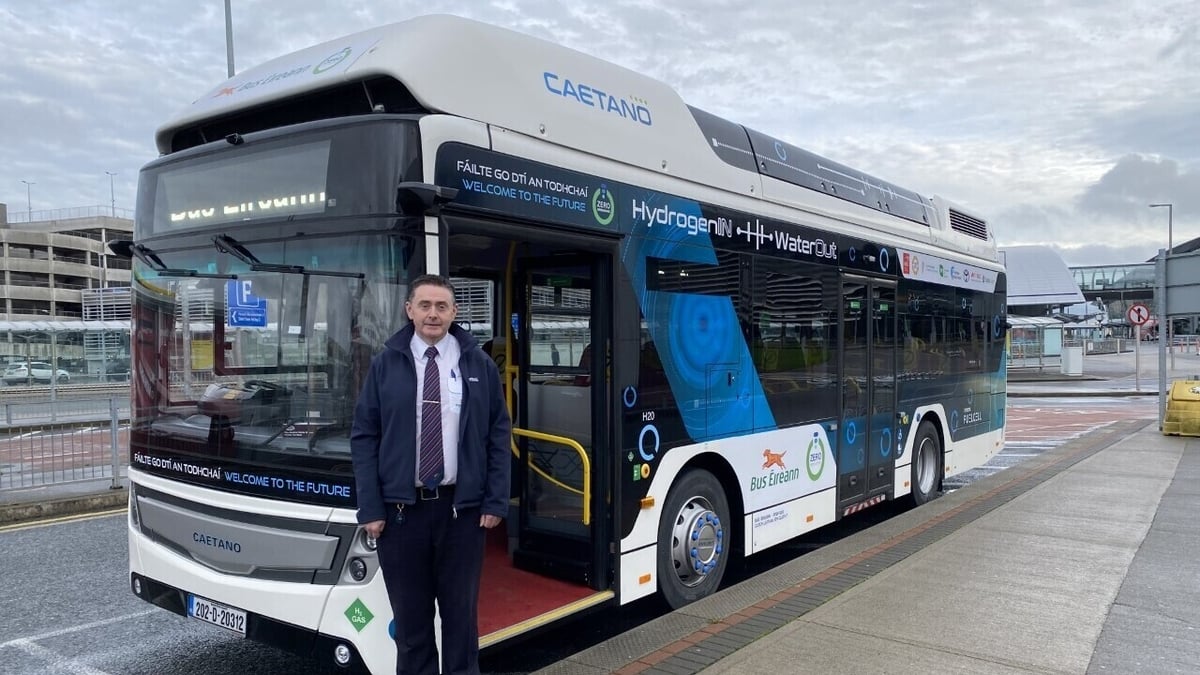 Hydrogen buses introduced by Bus Éireann
