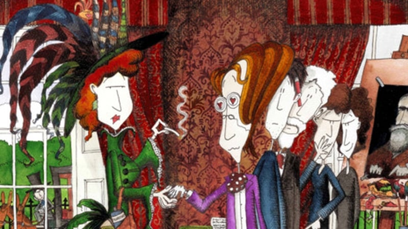 The work of illustrator and cartoonist, Annie West