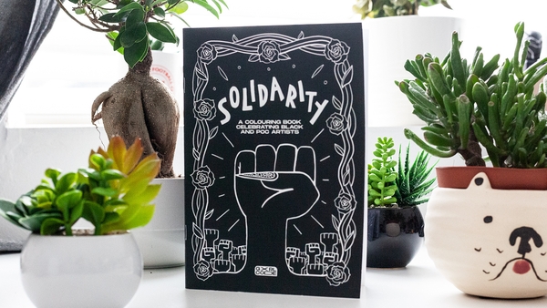 The colouring book celebrating black and POC creatives