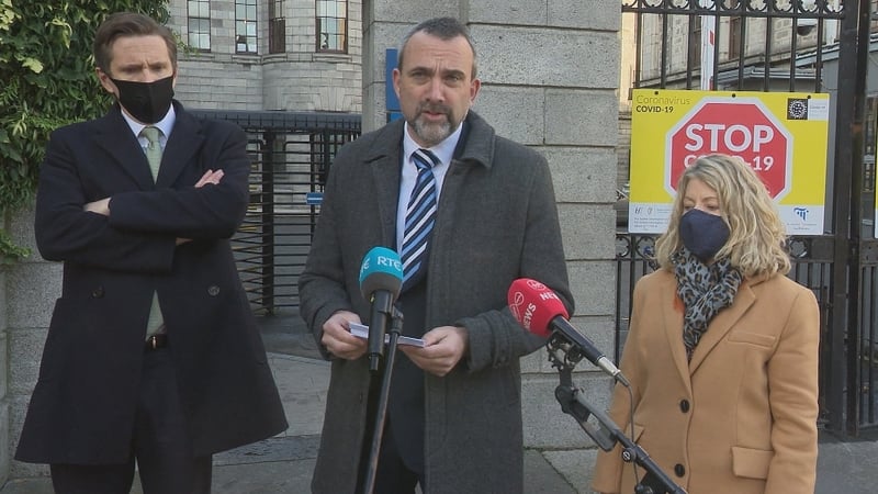 Callan Molloy's father. Ronan, speaking to reporters outside the court