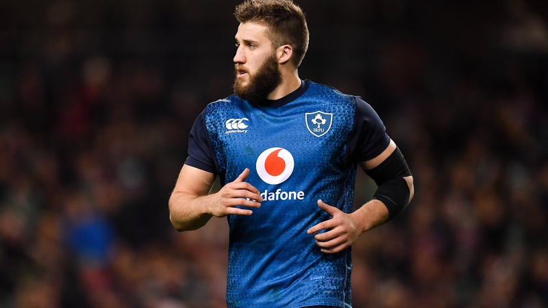 Stuart McCloskey in action for Ireland against the USA in 2018