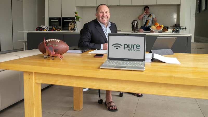 Paul Connell, the CEO of Pure Telecom, adapting to remote working