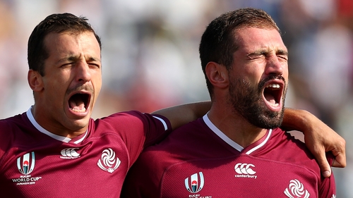 Georgia captain Merab Sharikadze says Ireland remain among the world's best teams