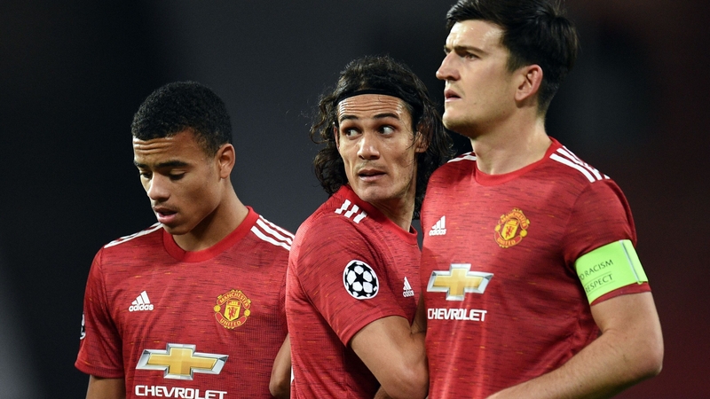 Mason Greenwood (L) can learn a lot from verteran striker Edison Cavani (C) according to Ole Gunnar Solskjaer.