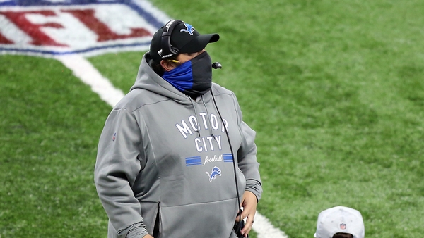 Matt Patricia's side lost heavily to the Houston Texans last time out