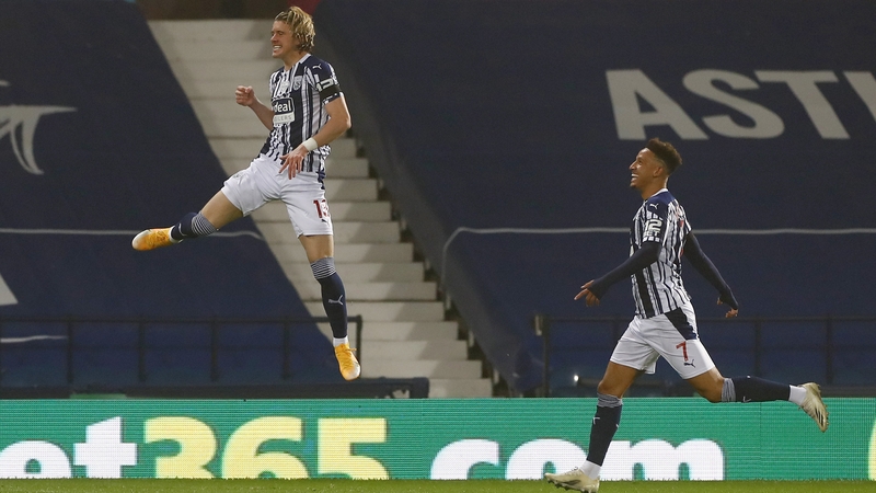 Conor Gallagher helped West Bromwich Albion to their first league win of the season