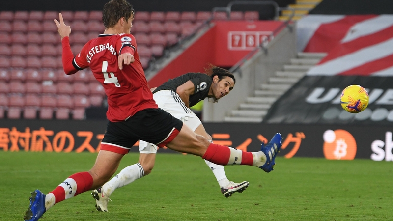Cavani came off the bench to score two against Southampton.