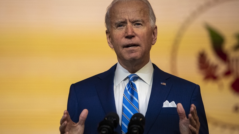 Joe Biden said political appointees at the Pentagon and the Office of Management and Budget have put up 'roadblocks'