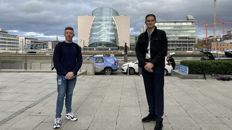 Paul Fay and Nathan McDonald are participants in the Career Leap programme