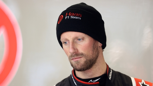 It's hoped Grosjean can leave hospital on Tuesday