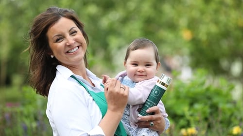 Esmerelda Botanicals founder Niamh O'Connell and her daughter Kitty