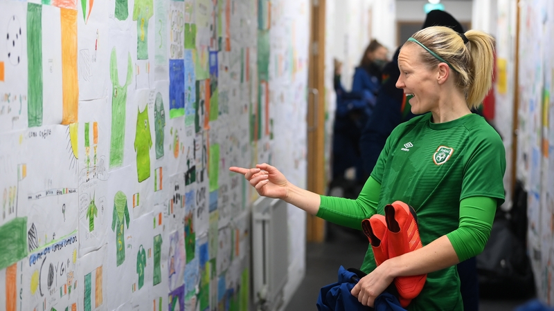 One work catches the eye of Ireland's Diane Caldwell