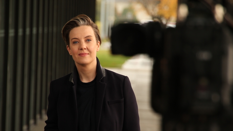 RTÉ Prime Time's Louise Byrne: "Saying yes to presenting was only possible because my partner, Charlotte also said, `yes, do it'."