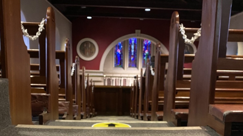 Under Level 5 religious services will move online and places of worship may remain open for private prayer (Pic: RollingNews.ie)