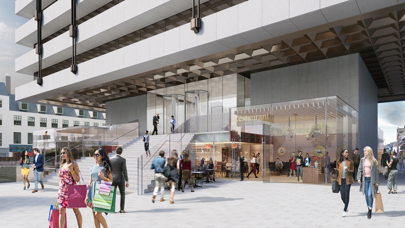 The store will front onto both Dame Street and the popular pedestrian walkway linking Dame Street to Temple Bar.