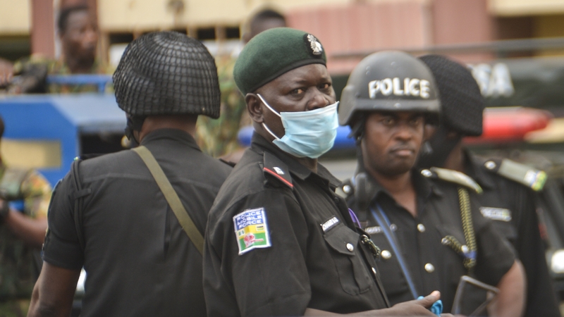 Police raided the illegal maternity unit which was set up to sell newborns for profit (file pic)