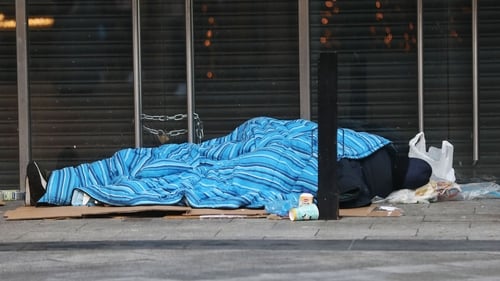 The count found that most rough sleepers are male, Irish and aged between 25 and 44
