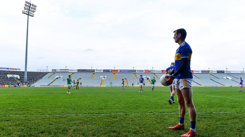 Conor Sweeney prepares to level against Limerick in a Munster semi-final Tipperary won in extra-time
