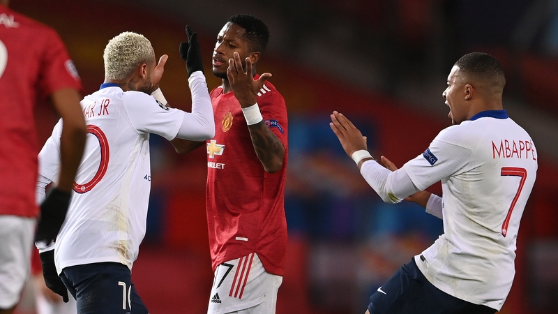 Fred was sent off for a second bookable offence