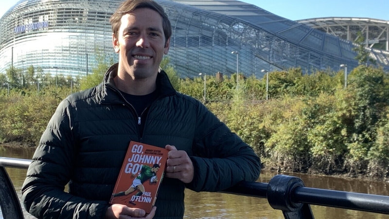 Paul O'Flynn and his first book, Go, Johnny, Go! - which he specifically wrote to appeal to reluctant young readers