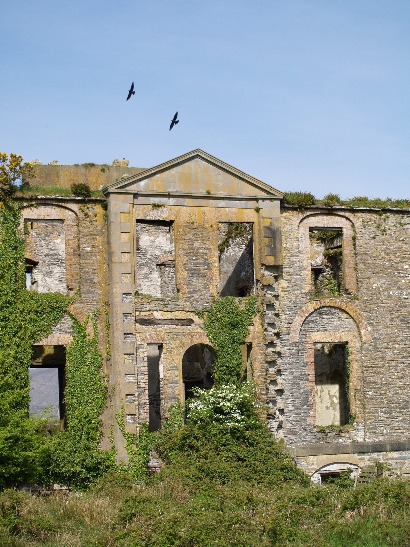 The ruins of Bahaghs workhouse near Cahersiveen, Co. Kerry. Photo: John Crowley