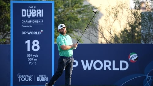 Overnight leader Andy Sullivan shot five birdies and an eagle on the seventh hole of the Fire Course