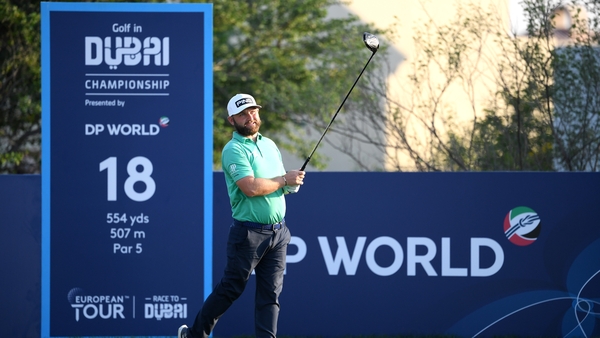 Overnight leader Andy Sullivan shot five birdies and an eagle on the seventh hole of the Fire Course