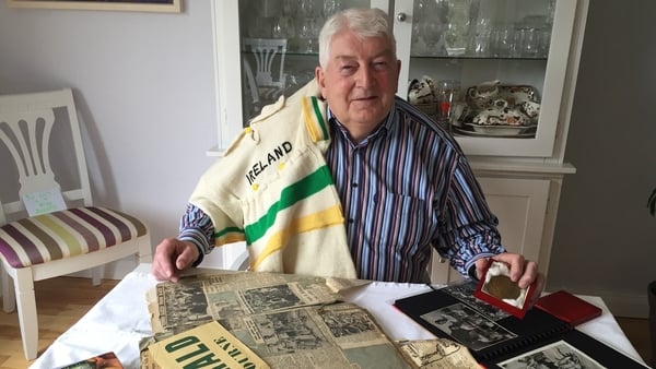 Fitzgerald was a member of the Irish team that mounted a dramatic protest at the 1956 Olympic Games in Melbourne