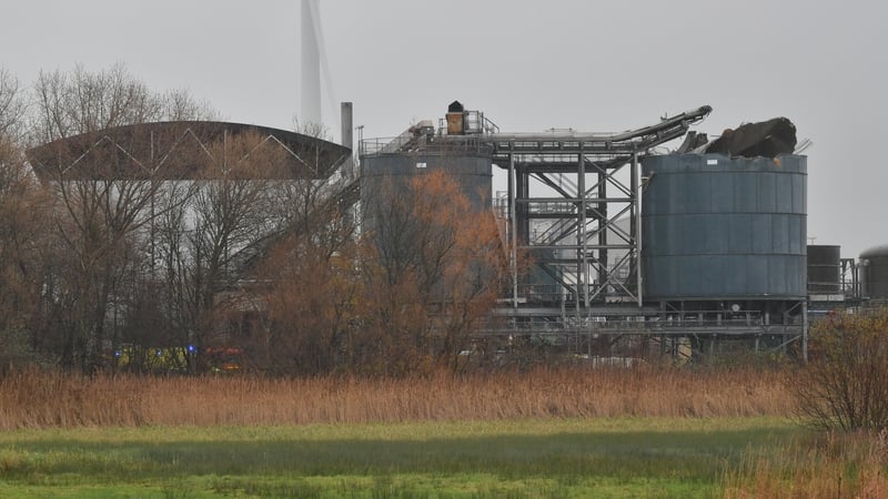 Police have said the explosion is believed to have involved a chemical tanks